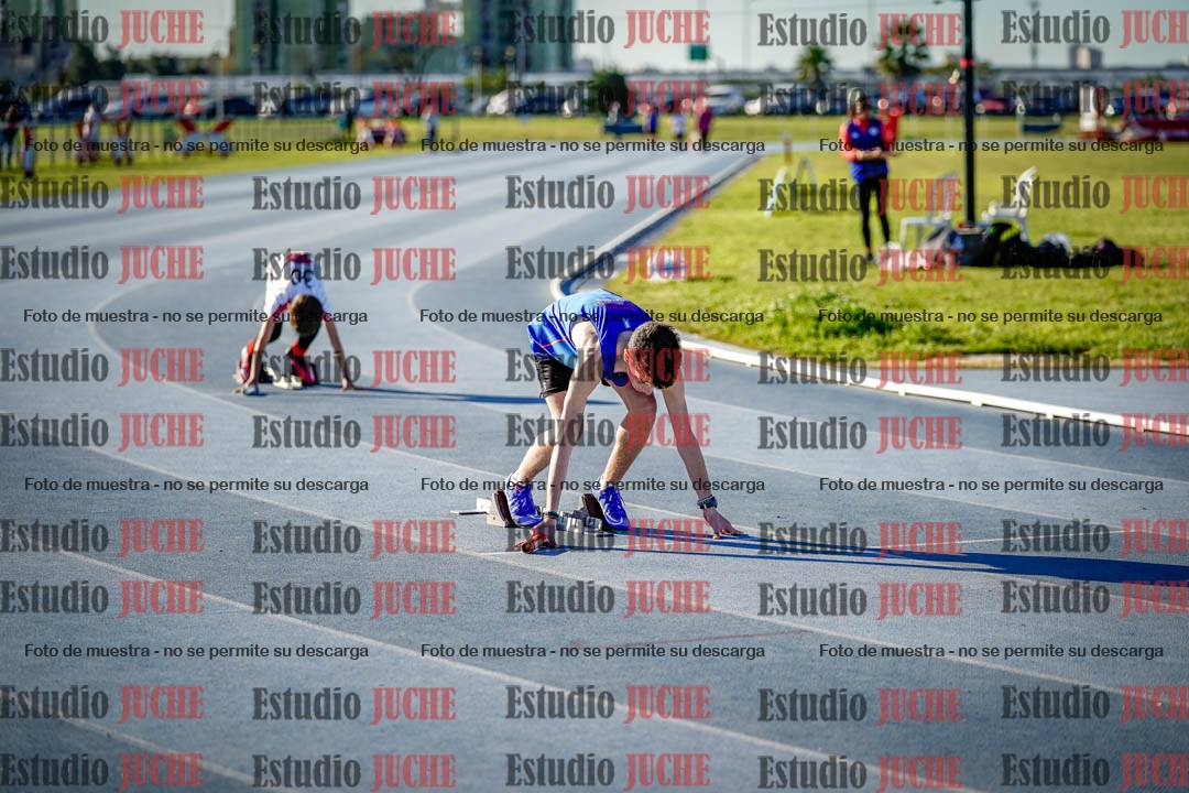 Fotos de las postas 5x80 m de varones