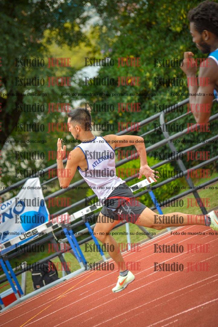 Fotos de los 400 m llanos de varones