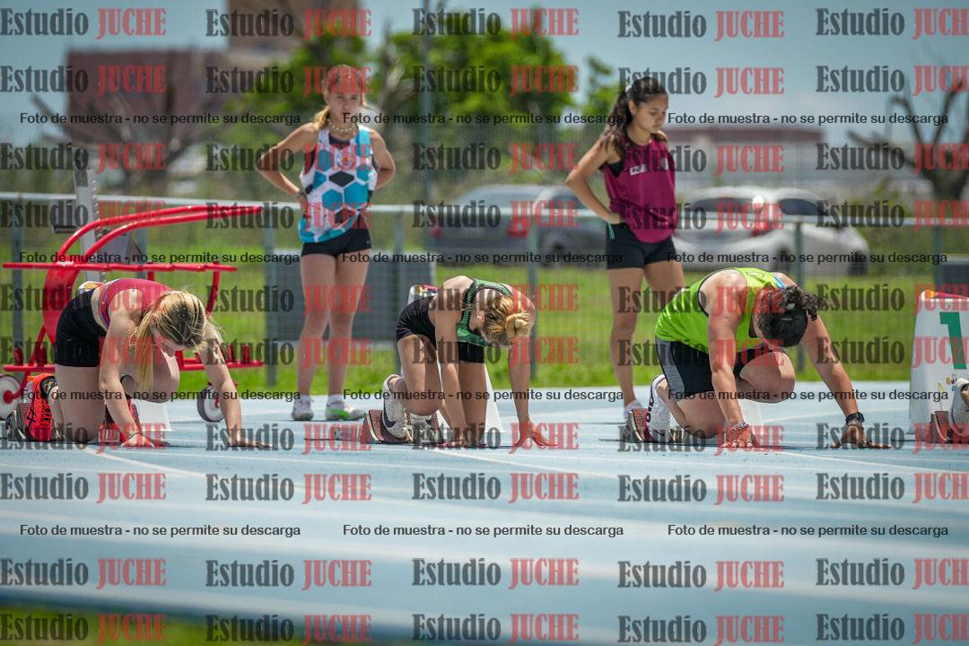 Fotos de los 100 m llanos de mujeres