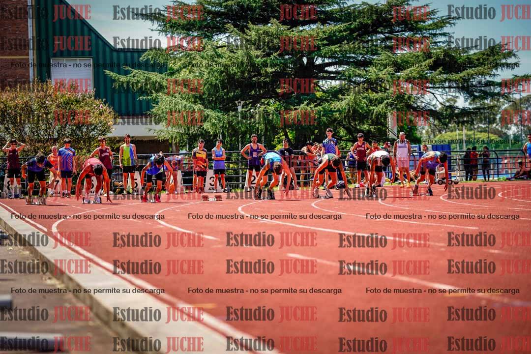 Fotos de los 100 m de varones