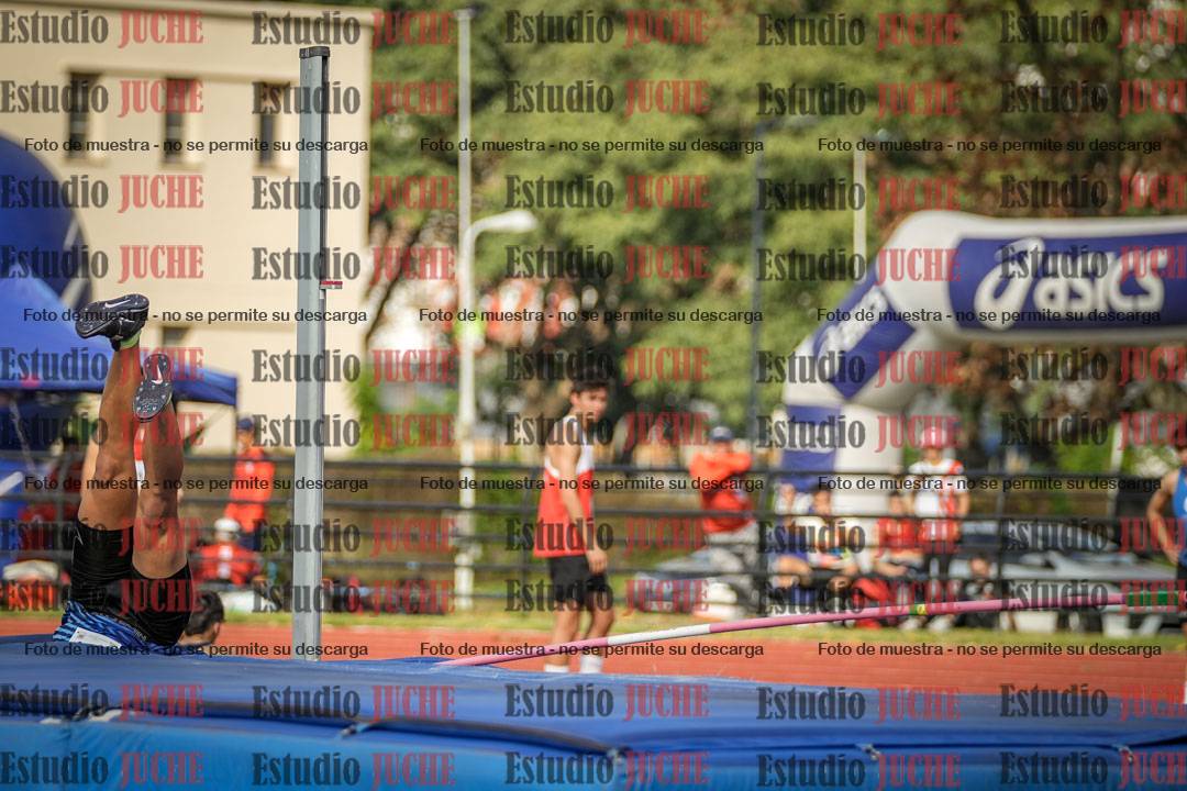 Fotos del salto en alto de varones