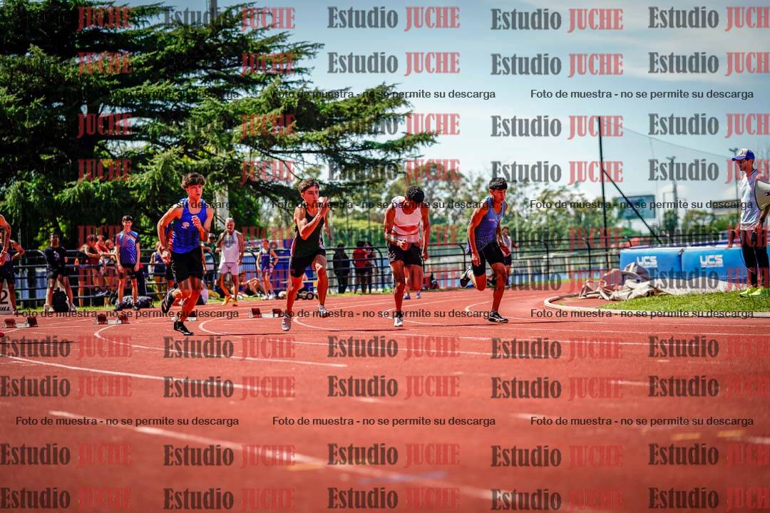 Fotos de los 100 m de varones