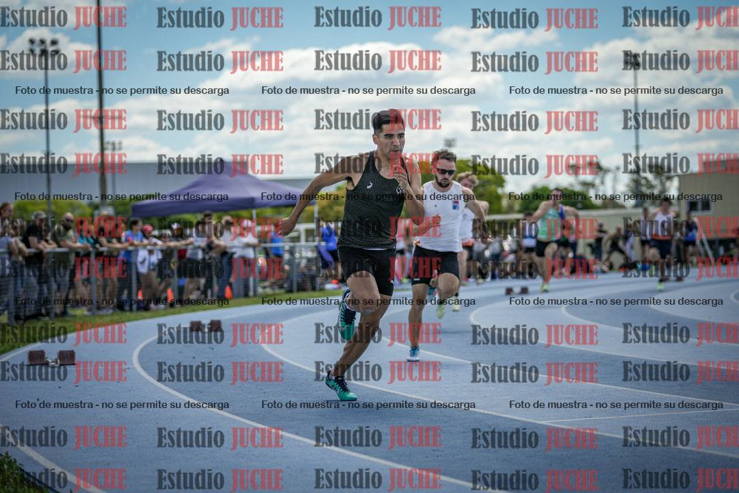 Fotos de los 400 m llanos de varones