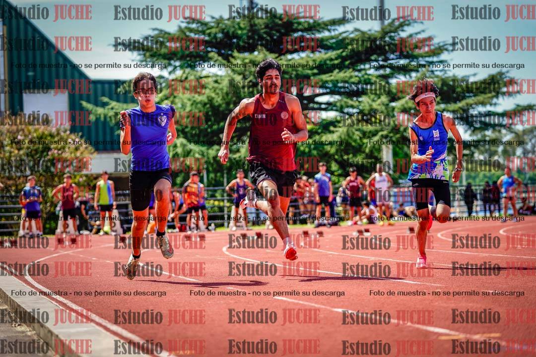 Fotos de los 100 m de varones