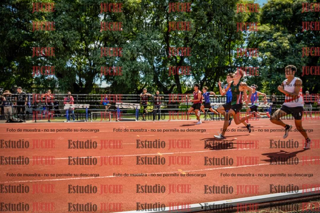 Fotos de los 100 m de varones