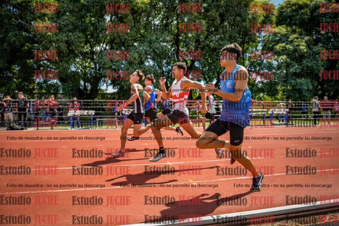 Fotos de los 100 m de varones