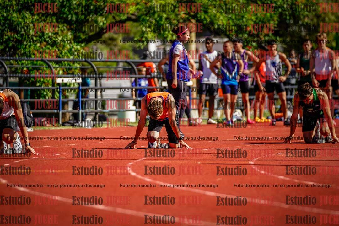 Fotos de los 200 m llanos de varones