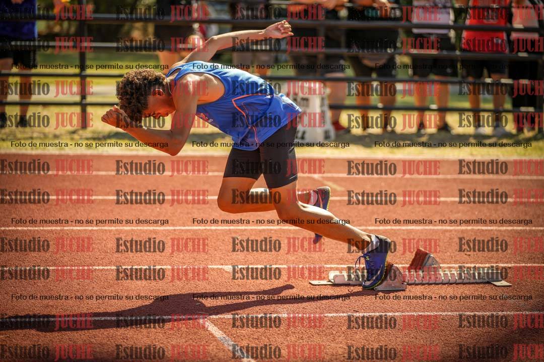 Fotos de los 400 m llanos de varones