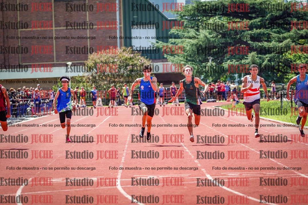 Fotos de los 100 m de varones