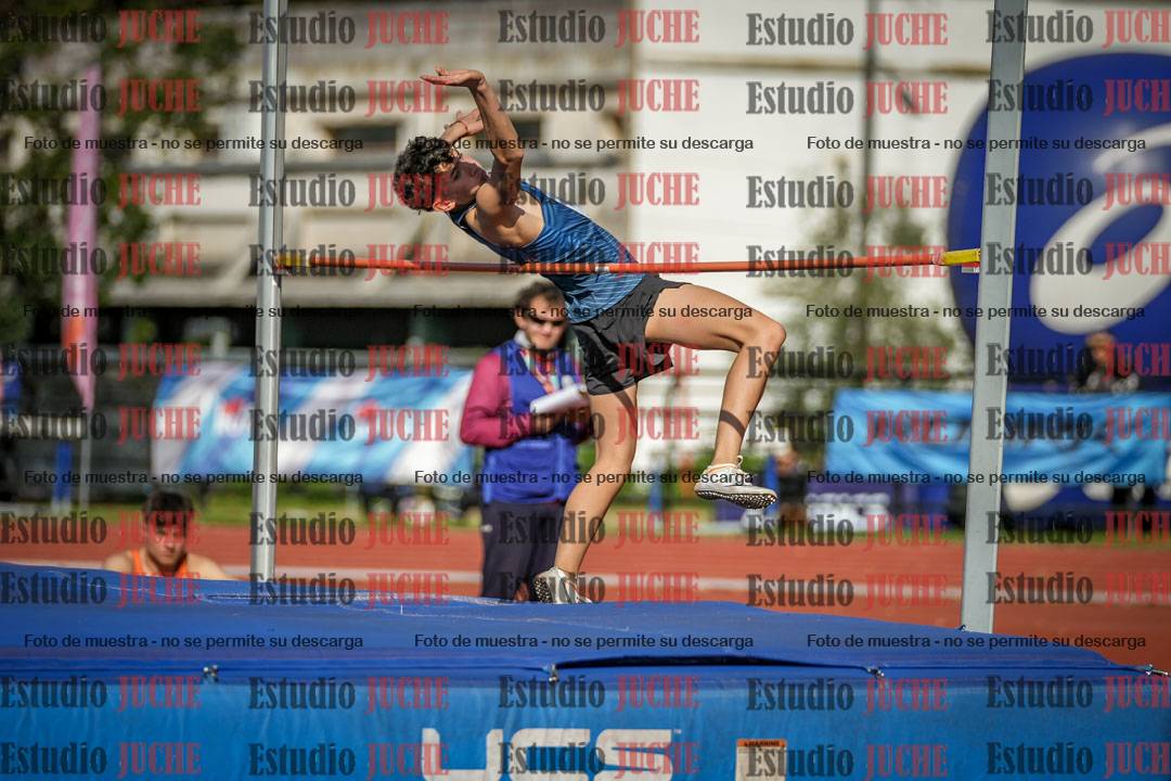 Fotos del salto en alto de varones