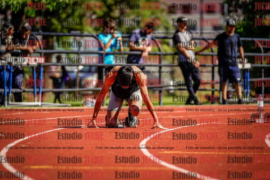 Fotos de los 200 m llanos de varones