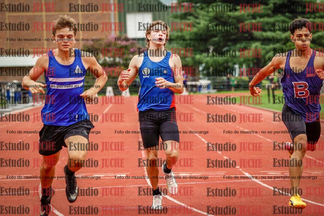 Fotos de los 200 m de varones