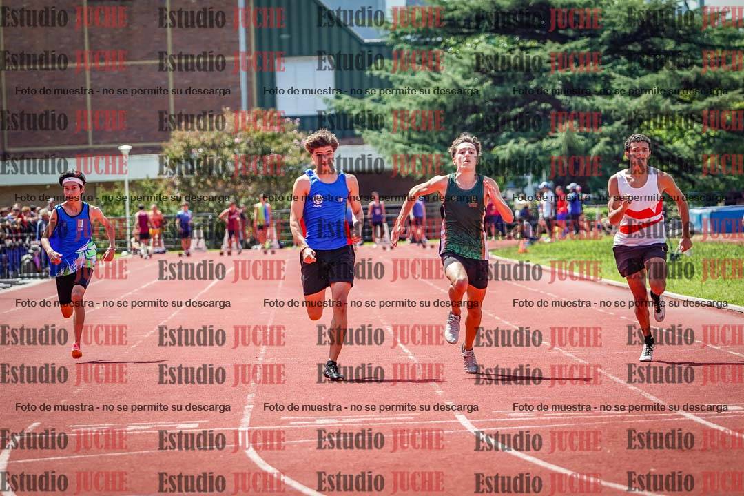 Fotos de los 100 m de varones