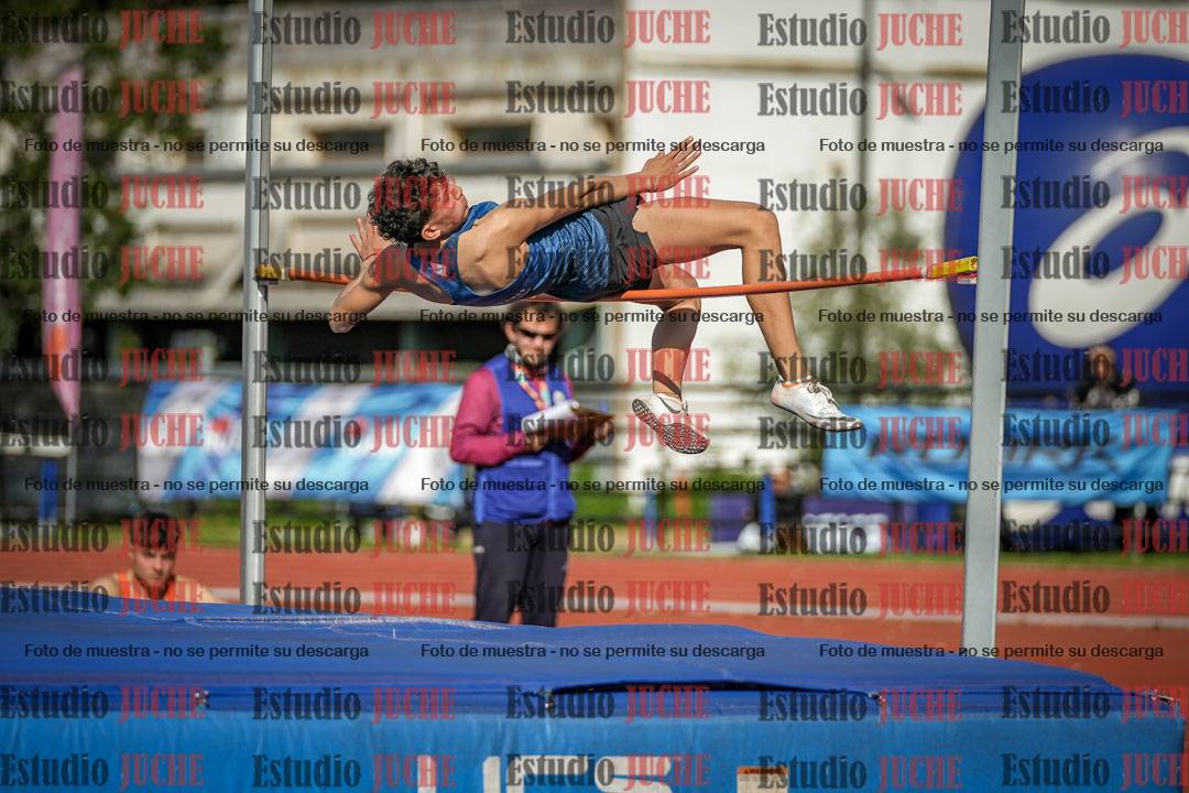 Fotos del salto en alto de varones