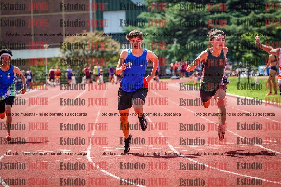 Fotos de los 100 m de varones