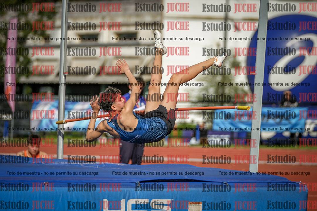 Fotos del salto en alto de varones