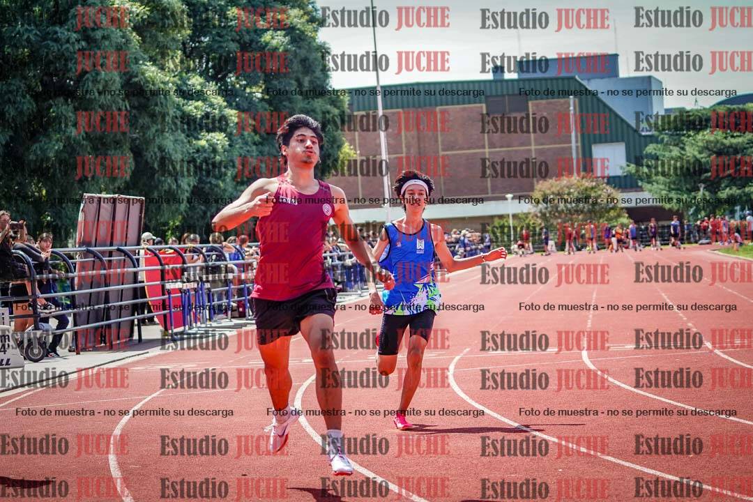 Fotos de los 100 m de varones