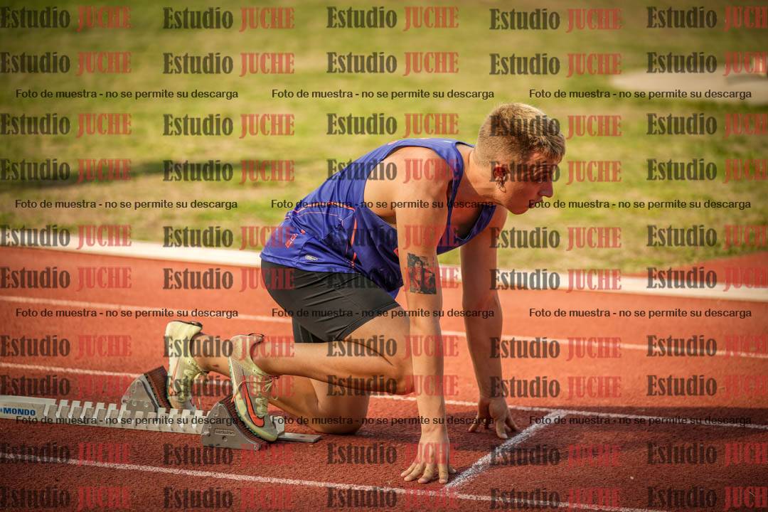 Fotos de los 400 m llanos de varones