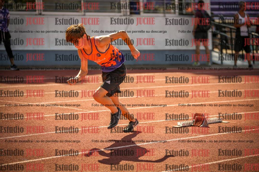 Fotos de los 400 m llanos de varones