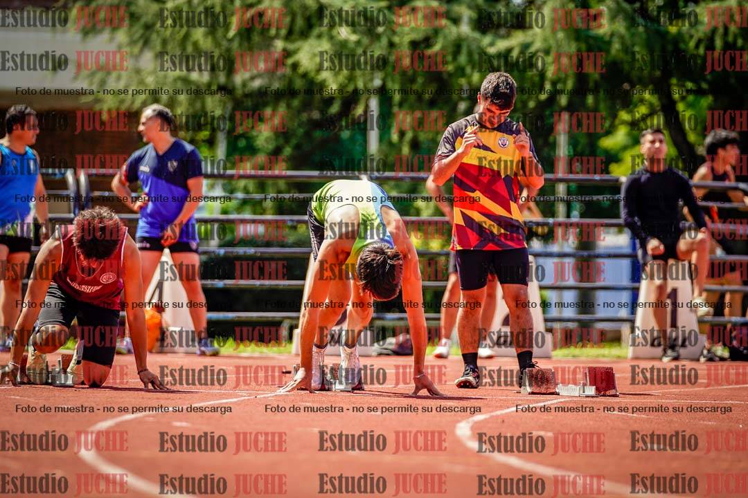 Fotos de los 100 m de varones