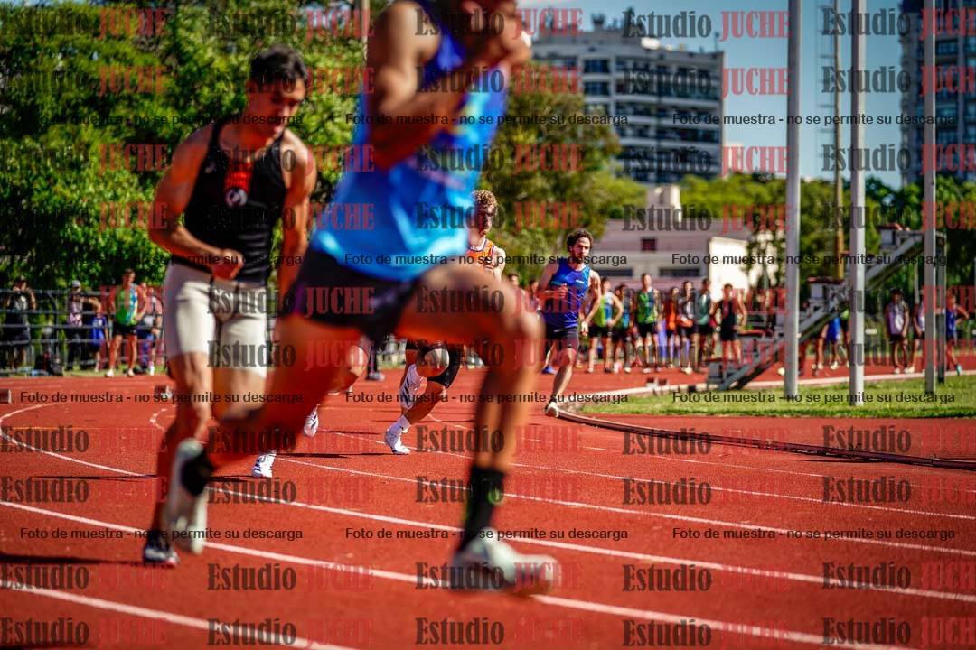 Fotos de los 200 m llanos de varones