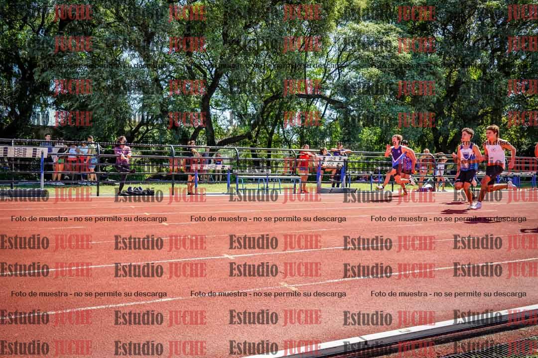 Fotos de los 100 m llanos de varones
