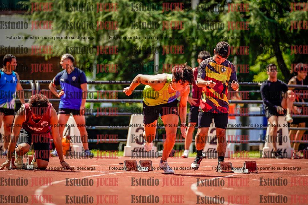Fotos de los 100 m de varones