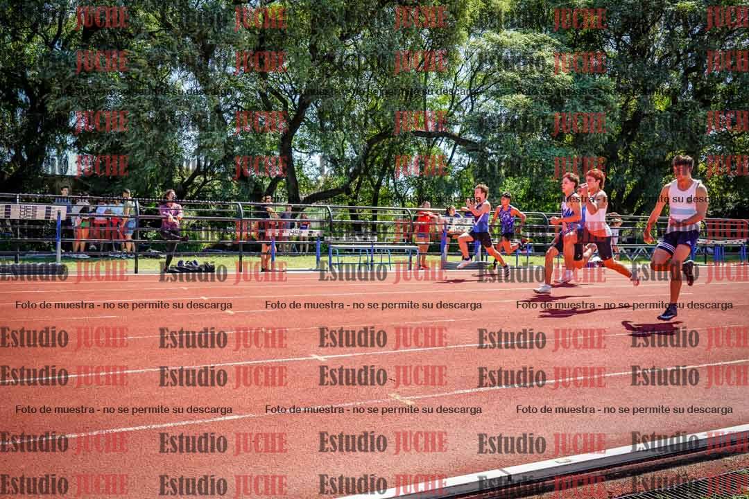 Fotos de los 100 m llanos de varones