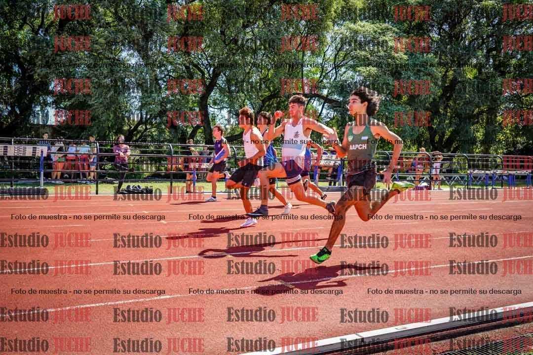 Fotos de los 100 m llanos de varones