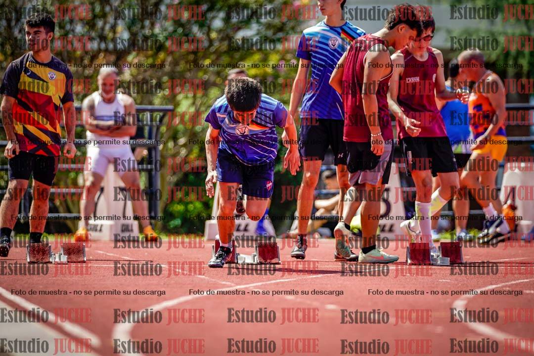 Fotos de los 100 m de varones