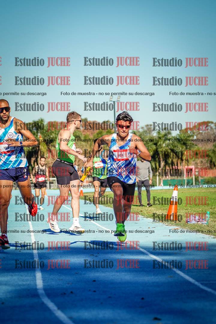 Fotos durante los relevos