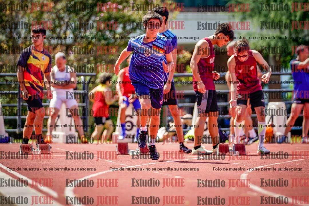 Fotos de los 100 m de varones