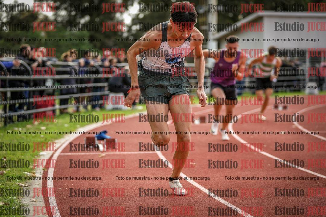 Fotos de los 400 m llanos de varones