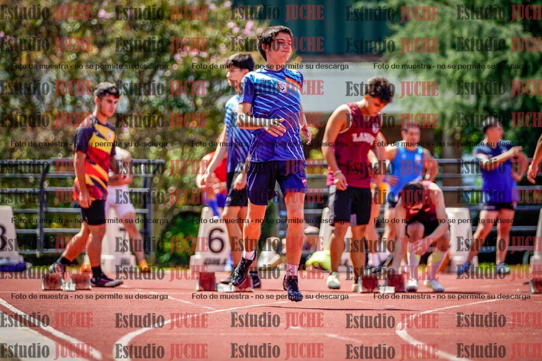 Fotos de los 100 m de varones