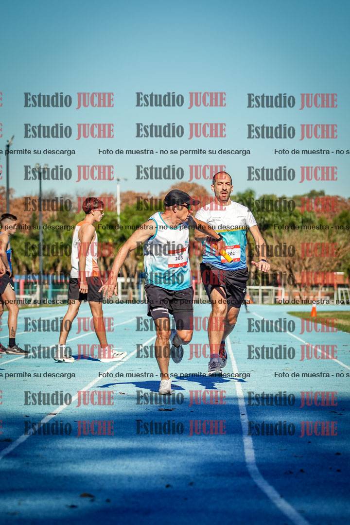 Fotos durante los relevos