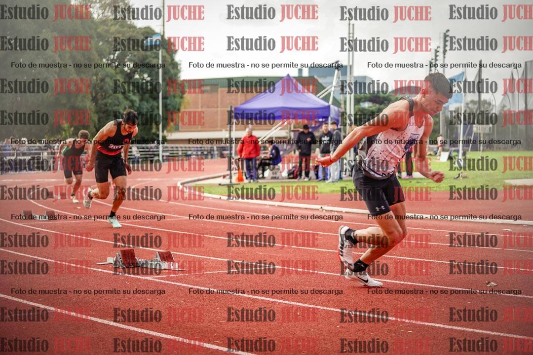 Fotos de los 400 m llanos de varones