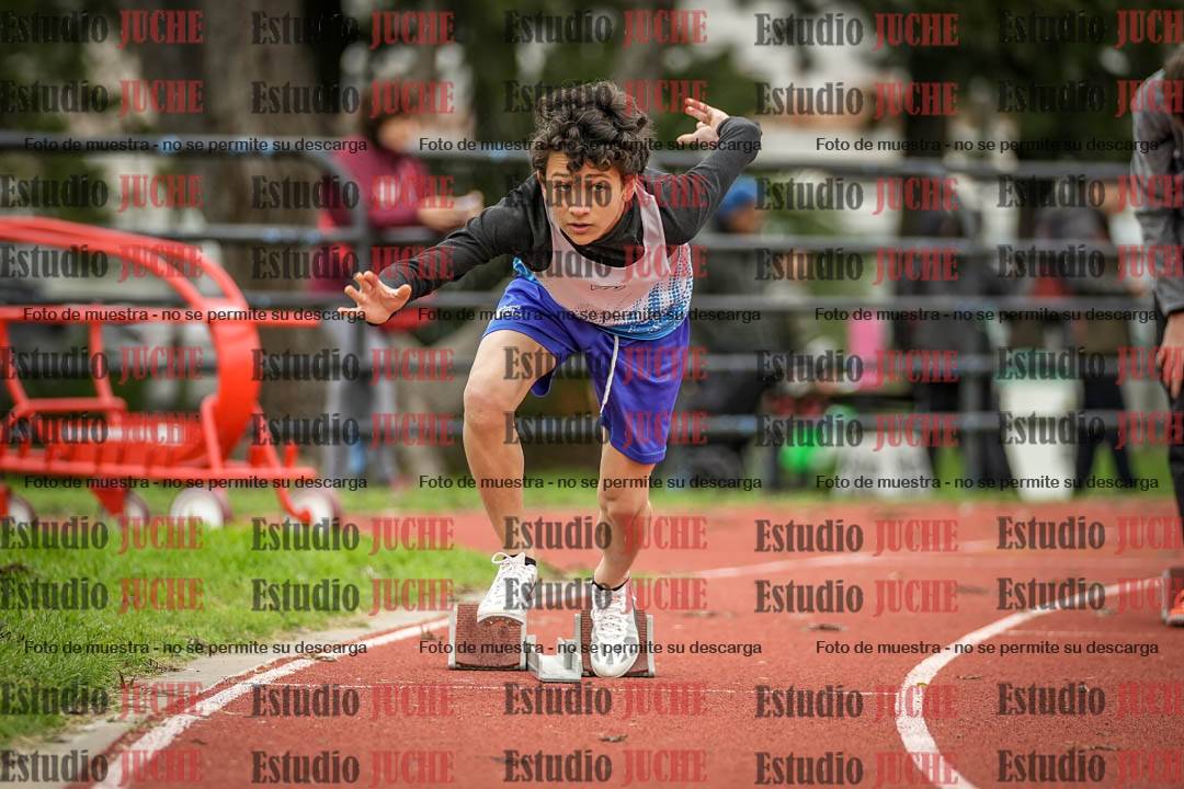 Fotos de los 200 m llanos de varones