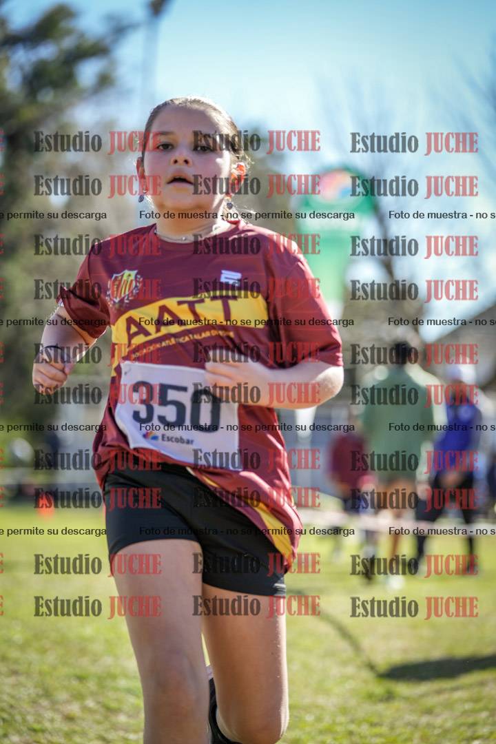 Fotos de la llegada del cross de 1000 m