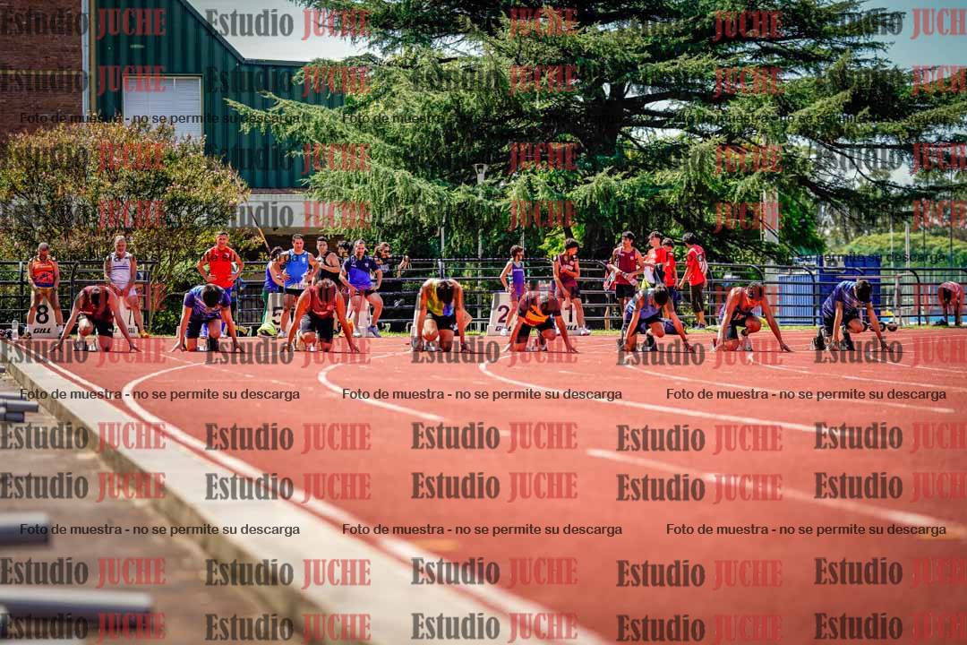 Fotos de los 100 m de varones
