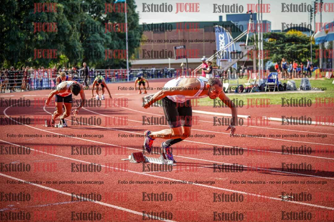 Fotos de los 400 m llanos de varones