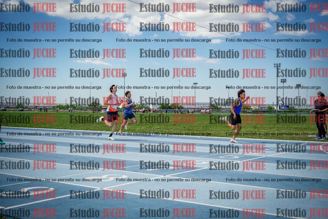 Fotos de los 400 m llanos de varones