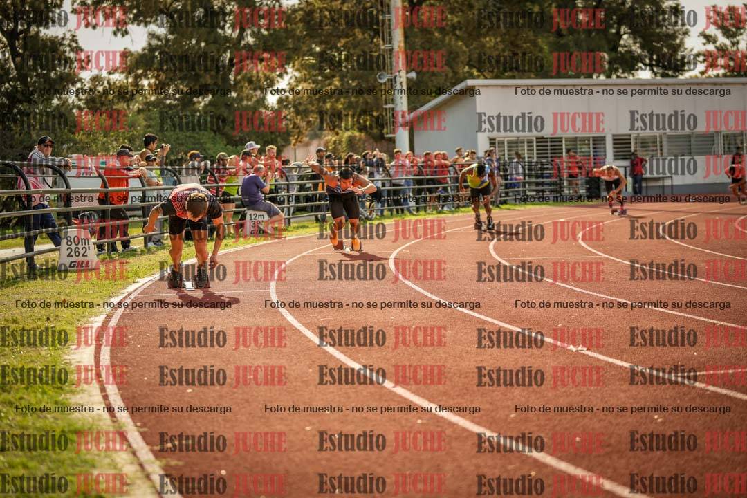 Fotos de los 400 m llanos de varones