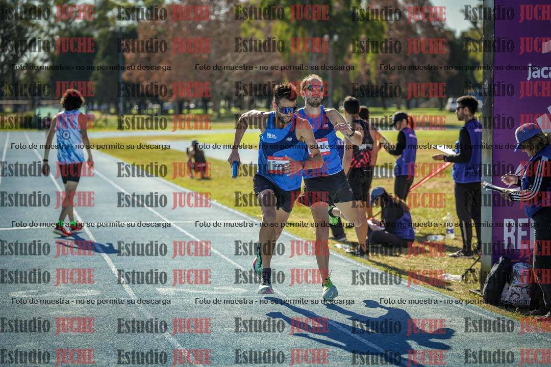 Fotos durante los relevos