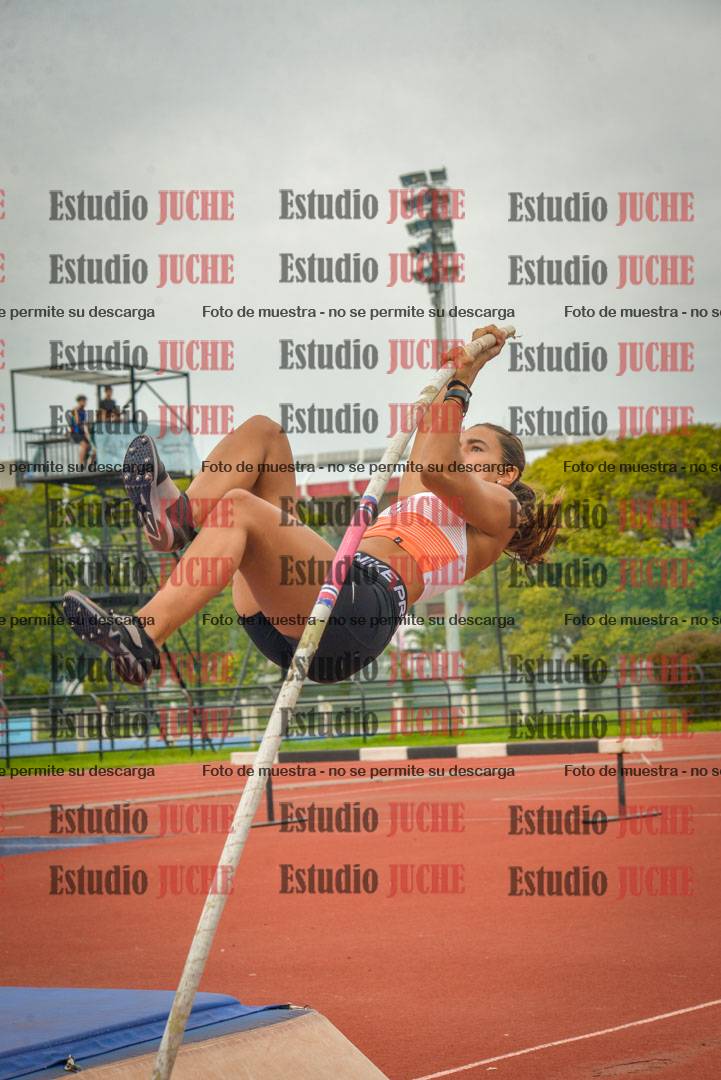 Fotos del salto con garrocha de mujeres y varones