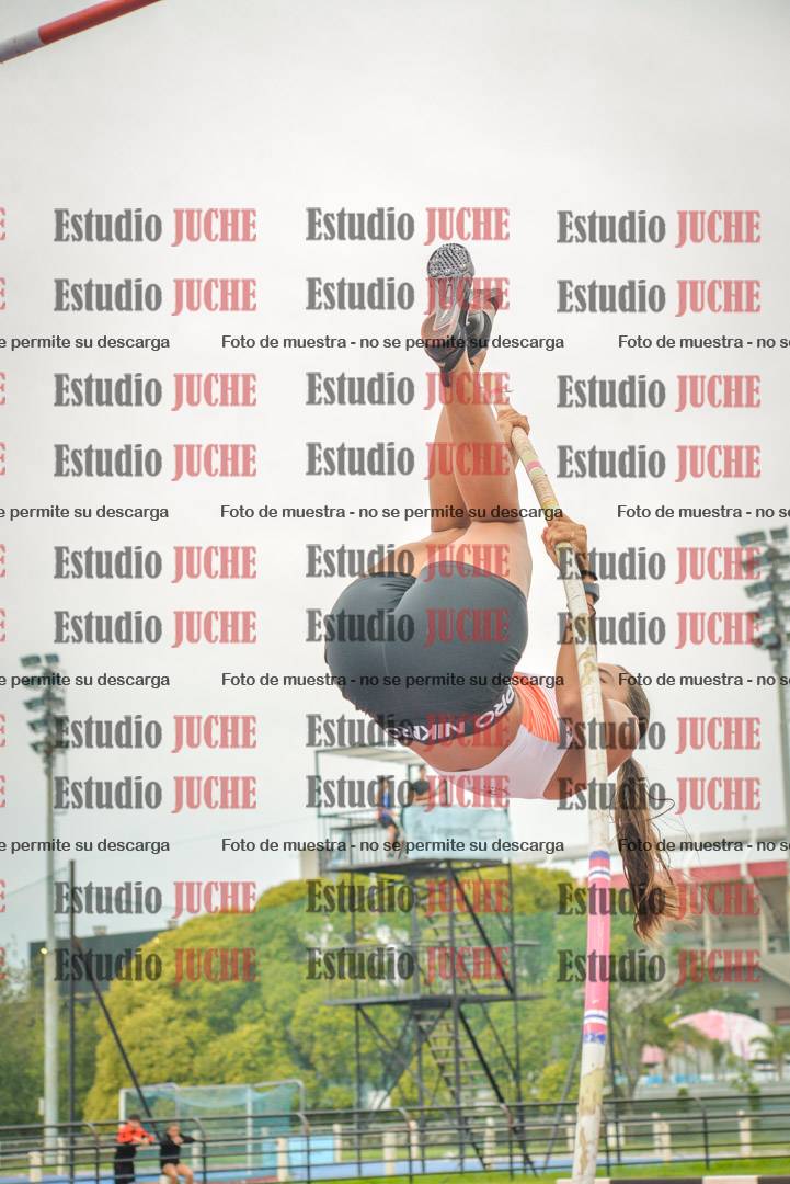 Fotos del salto con garrocha de mujeres y varones