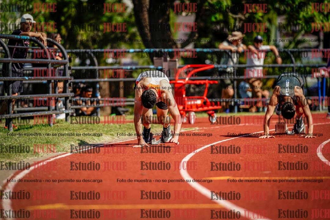 Fotos de los 200 m llanos de varones