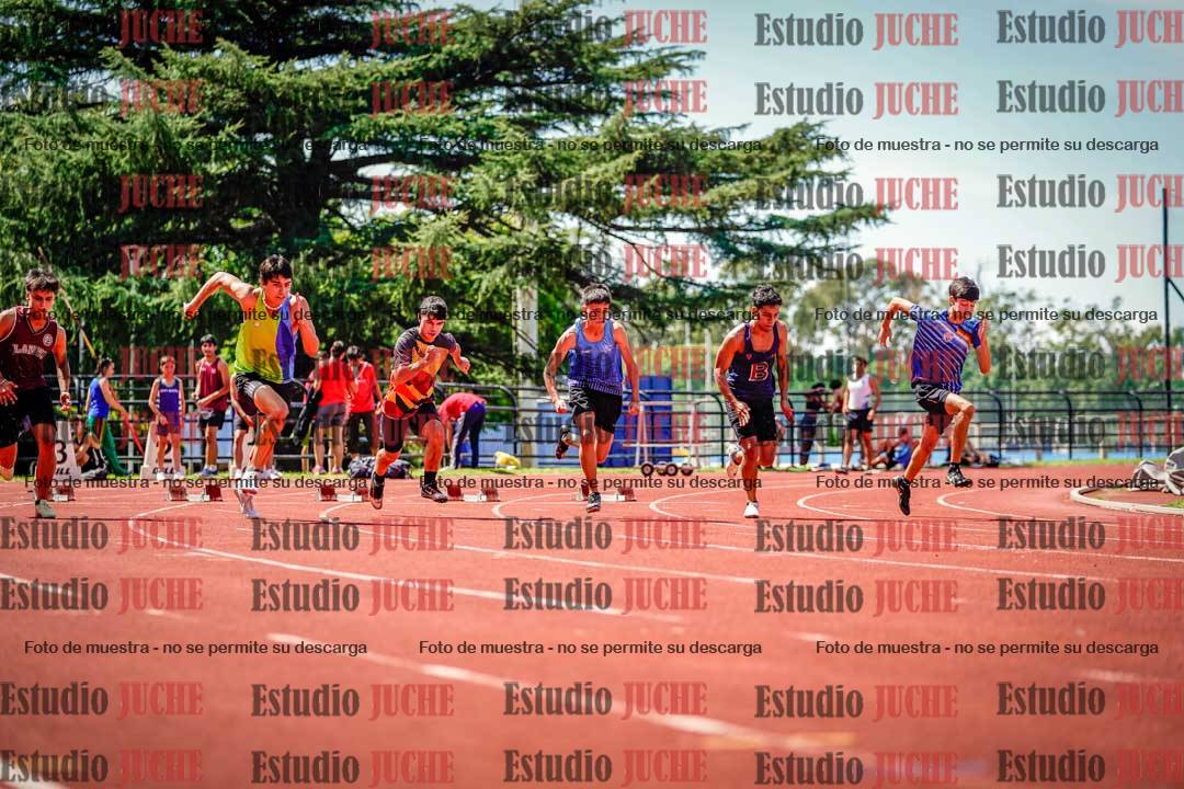 Fotos de los 100 m de varones