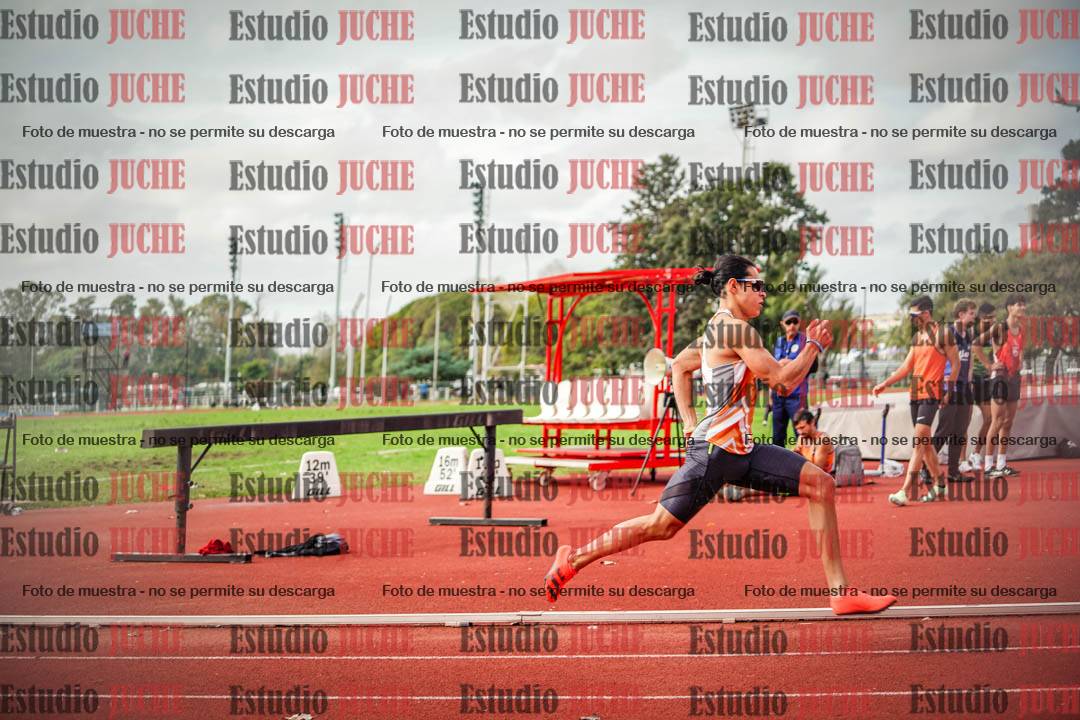 Fotos de los 400 m llanos de varones