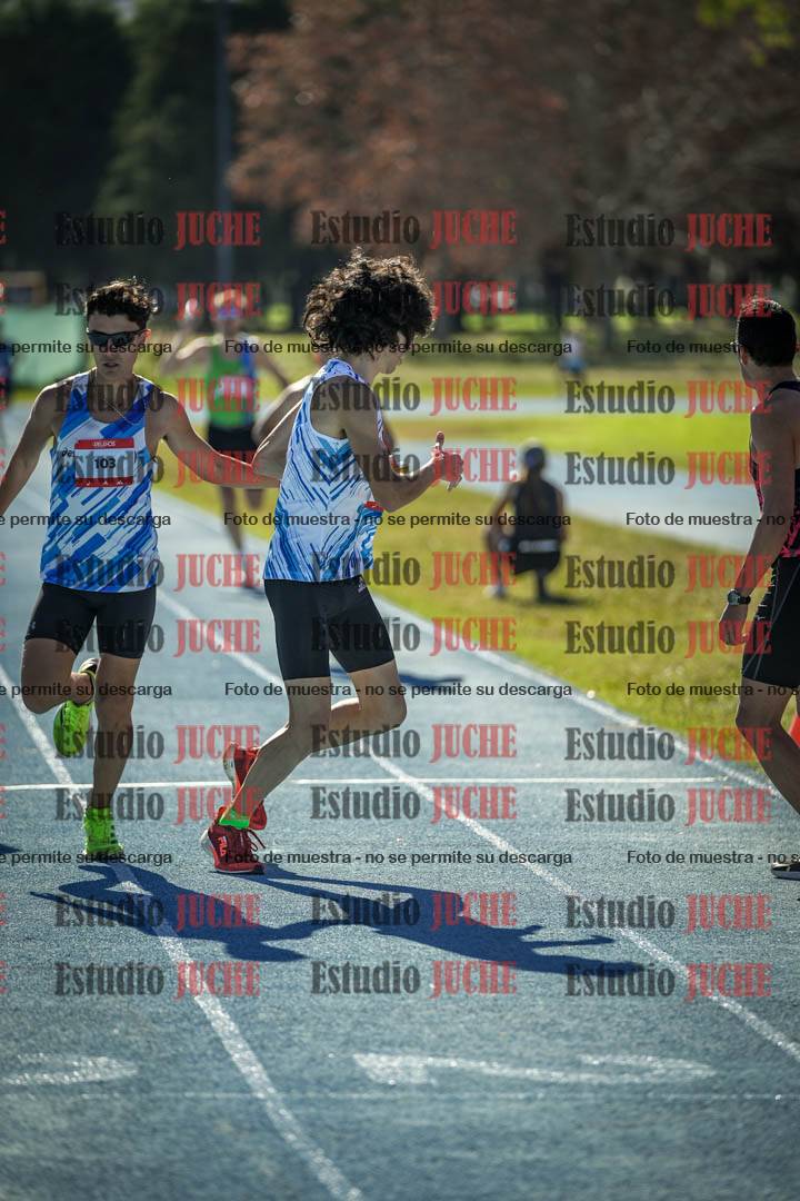 Fotos durante los relevos