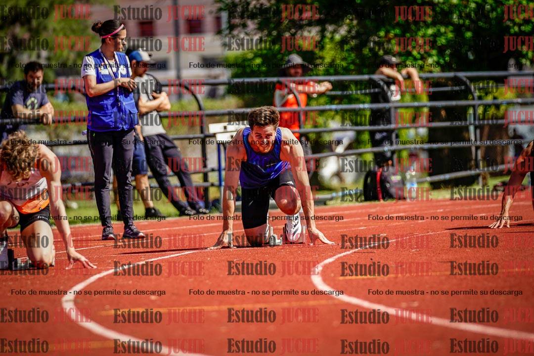 Fotos de los 200 m llanos de varones